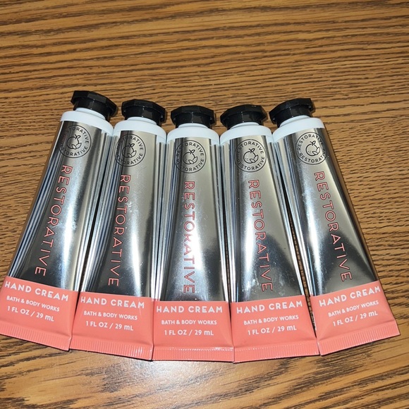 5 pk  BBW Restorative hand Creams - Picture 1 of 4